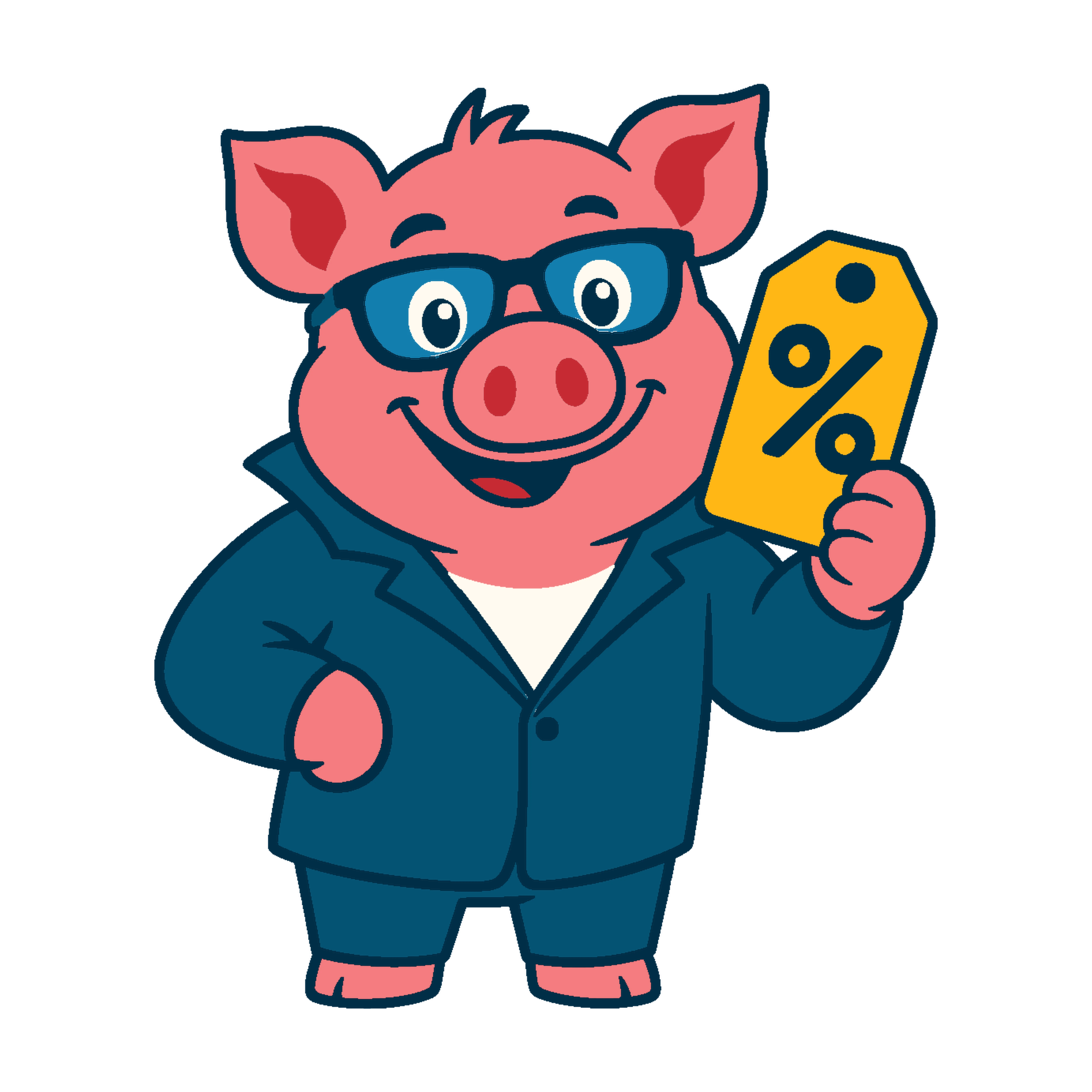 Mascote oficial da Porcoferta